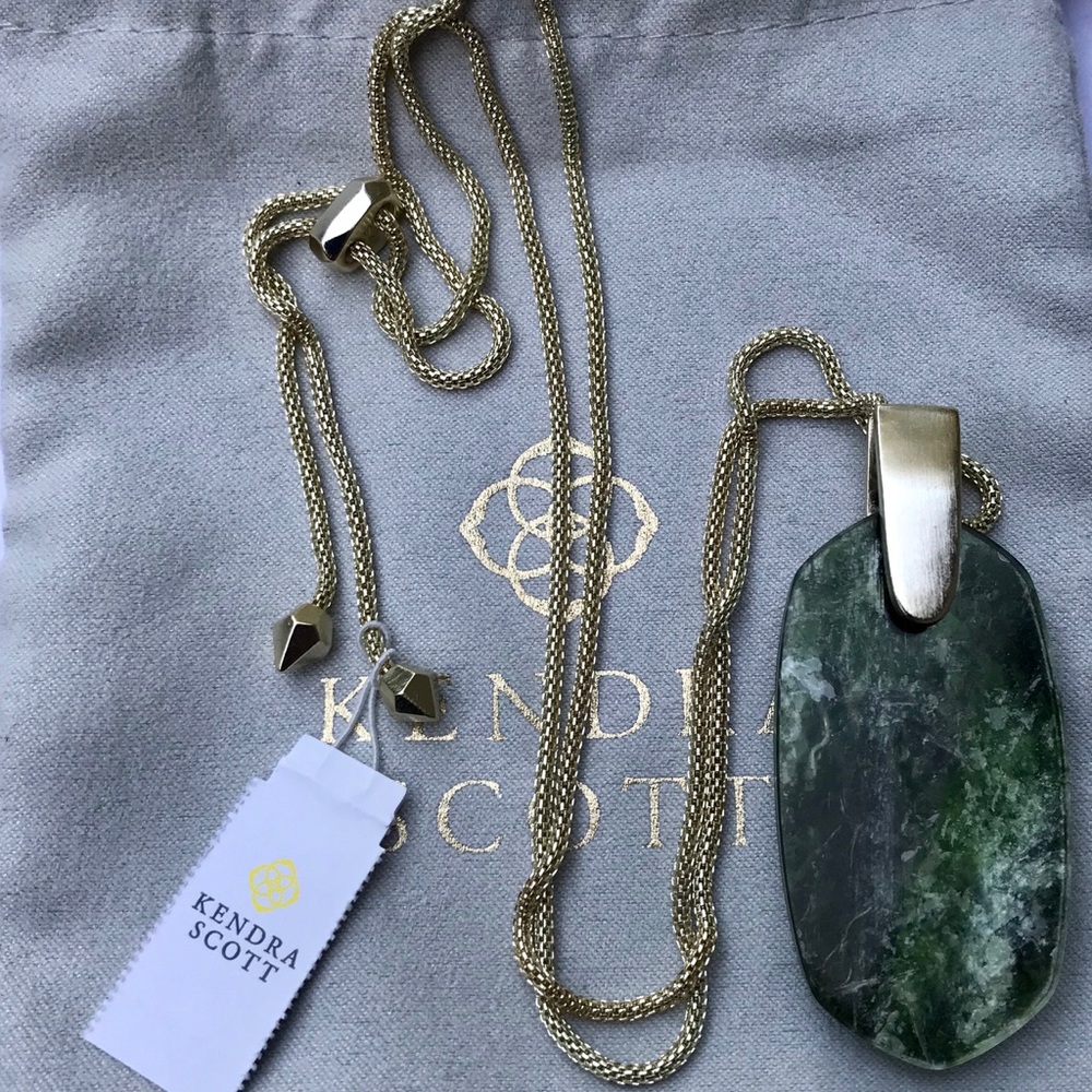 Kendra Scott INEZ Sage Mica Necklace